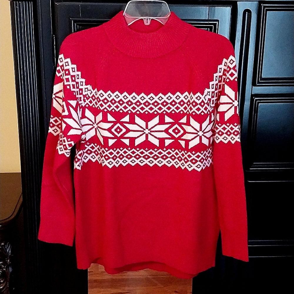 NWT Talbots snowflake sweater